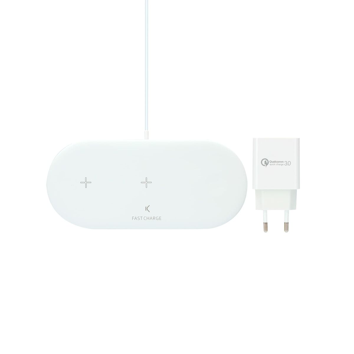 Carregador sem Fios KSIX Apple-compatible Branco